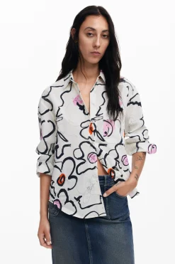 Camisas E Blusas<Desigual Camisa leve com flores