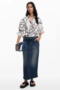 Camisas E Blusas<Desigual Camisa leve com flores