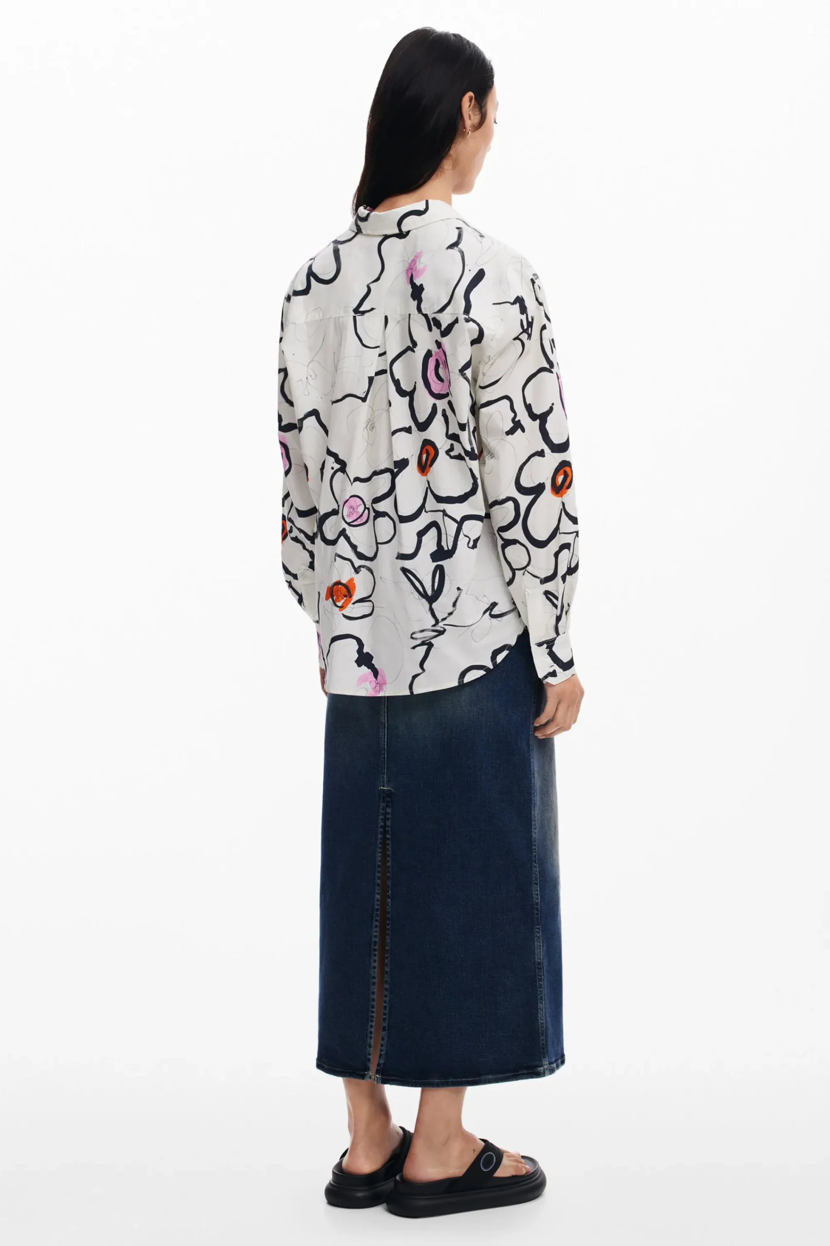 Camisas E Blusas<Desigual Camisa leve com flores