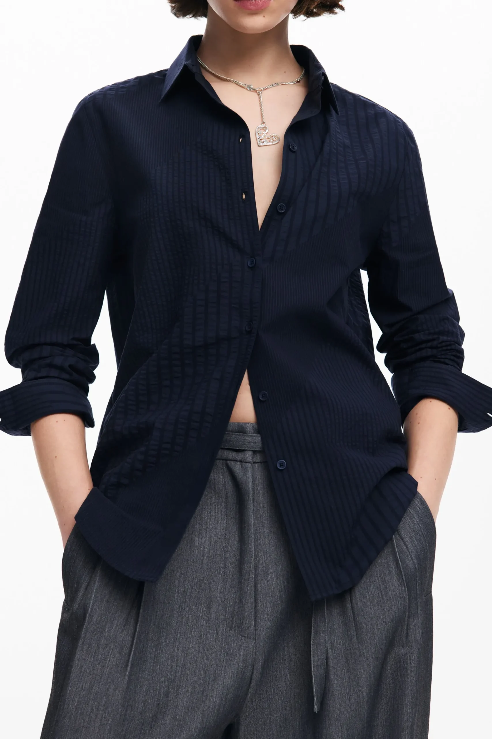 Camisas E Blusas<Desigual Camisa lisa