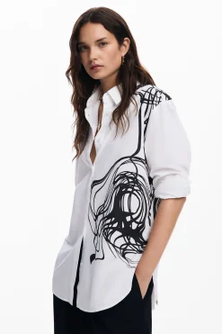 Camisas E Blusas<Desigual Camisa oversized M. Christian Lacroix