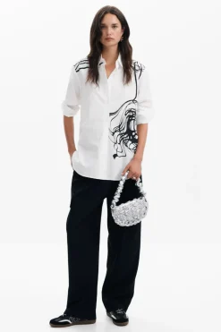 Camisas E Blusas<Desigual Camisa oversized M. Christian Lacroix