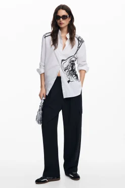 Camisas E Blusas<Desigual Camisa oversized M. Christian Lacroix