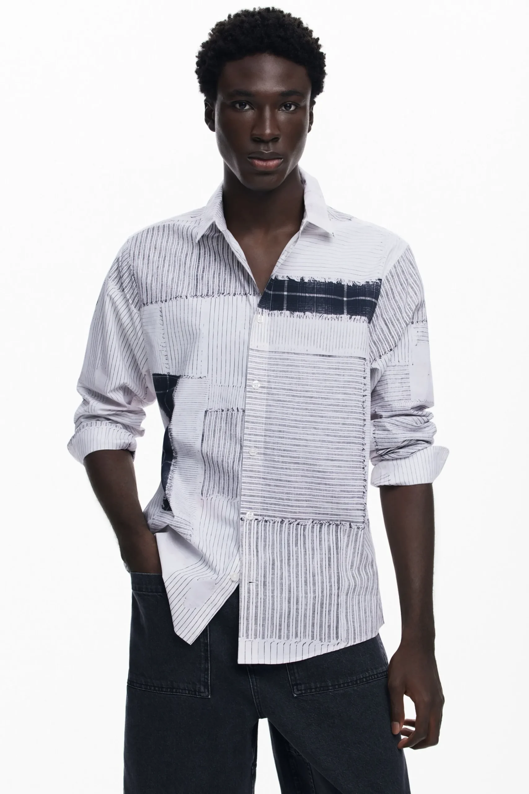 T-shirts|Camisas<Desigual Camisa patchwork