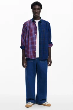 T-shirts|Camisas<Desigual Camisa patchwork xadrez