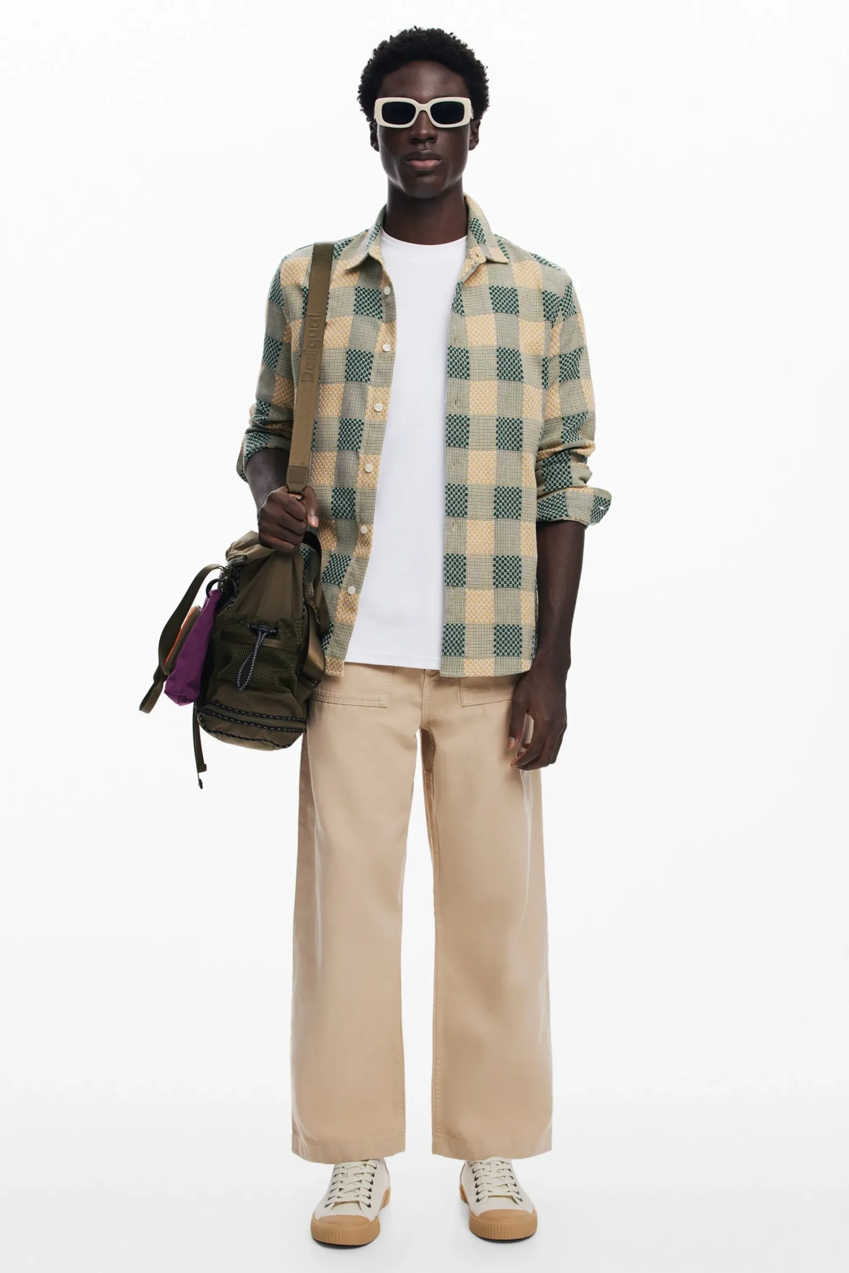 T-shirts|Camisas<Desigual Camisa xadrez