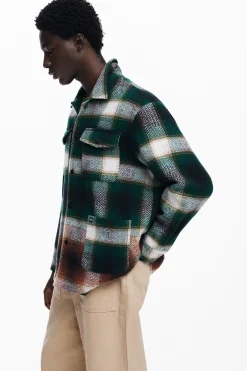 Casacões E Casacos<Desigual Camisa xadrez