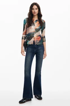 Camisas E Blusas|T-shirts<Desigual Camiseta