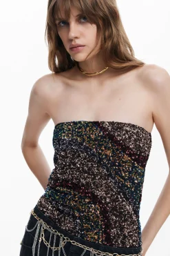 Camisas E Blusas|T-shirts<Desigual Camiseta