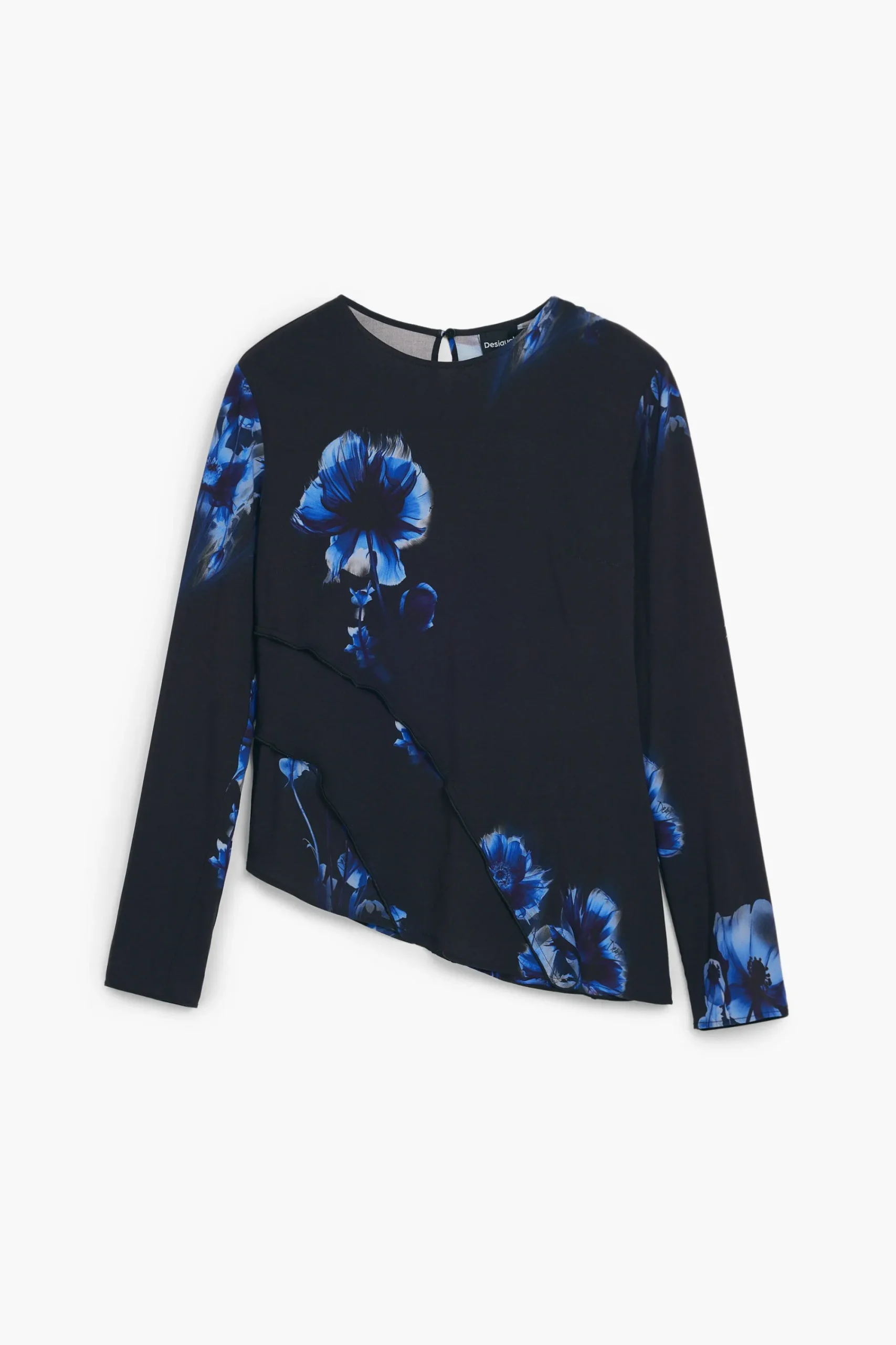 Camisas E Blusas<Desigual Camiseta assimétrica