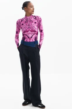 Camisas E Blusas|T-shirts<Desigual Camiseta borboleta