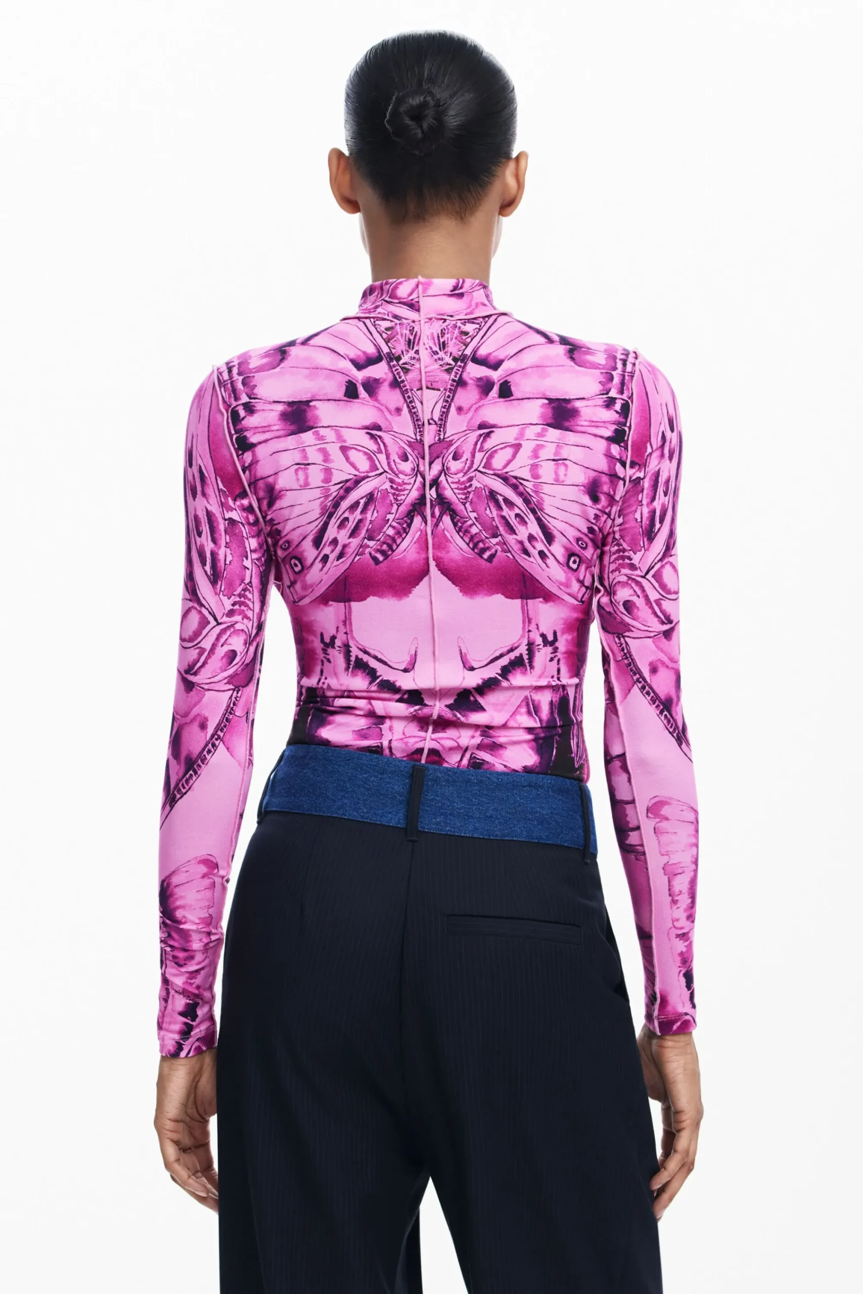 Camisas E Blusas|T-shirts<Desigual Camiseta borboleta