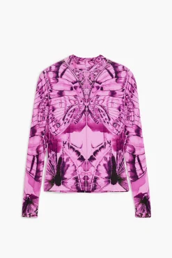 Camisas E Blusas|T-shirts<Desigual Camiseta borboleta