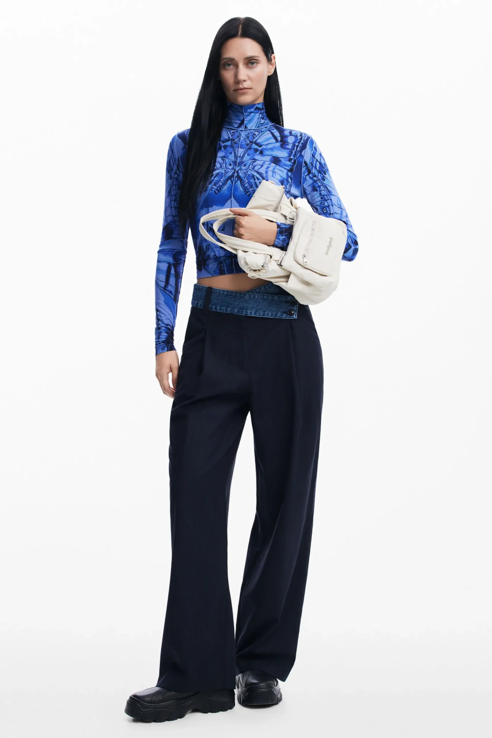 Camisas E Blusas|T-shirts<Desigual Camiseta borboleta
