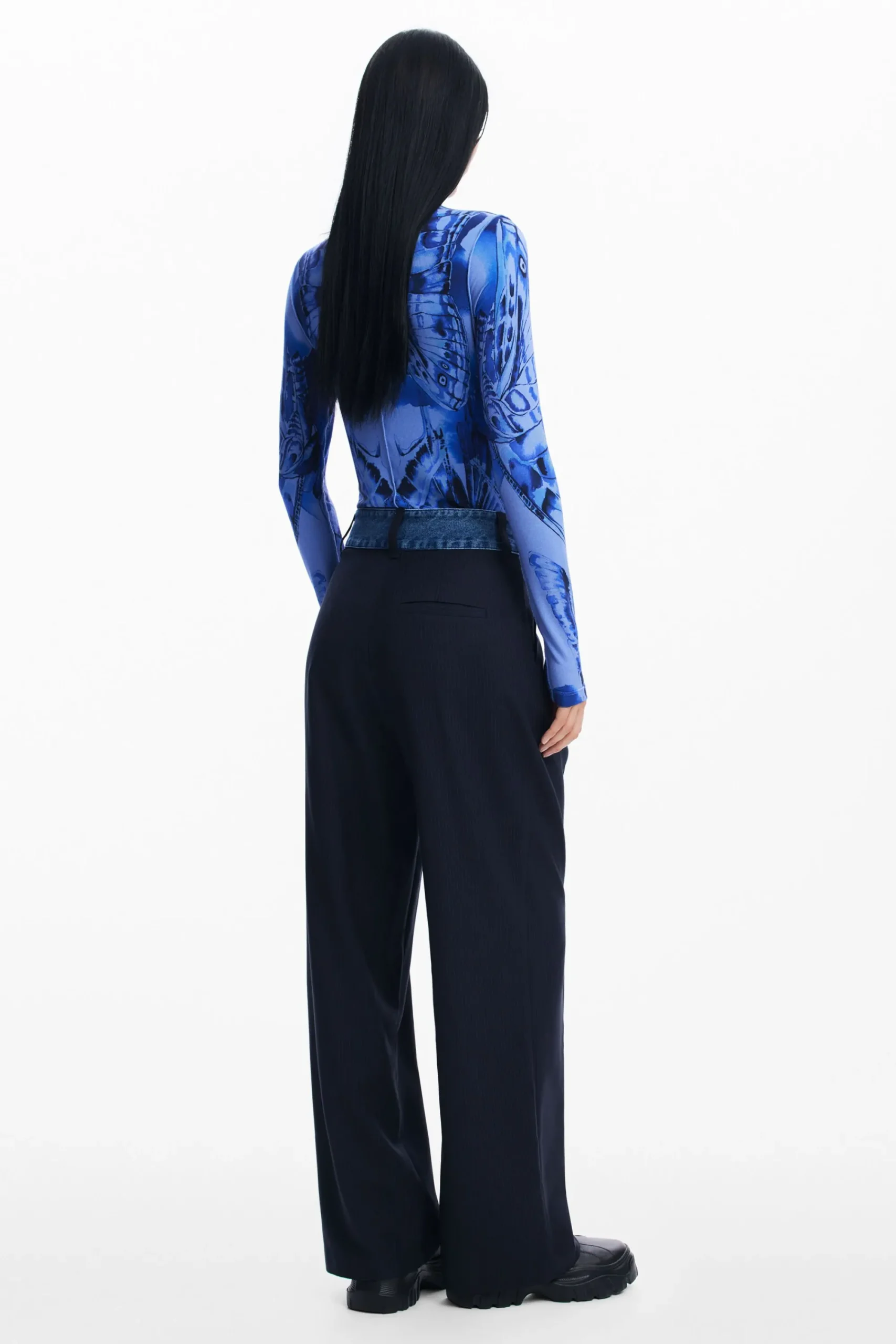 Camisas E Blusas|T-shirts<Desigual Camiseta borboleta