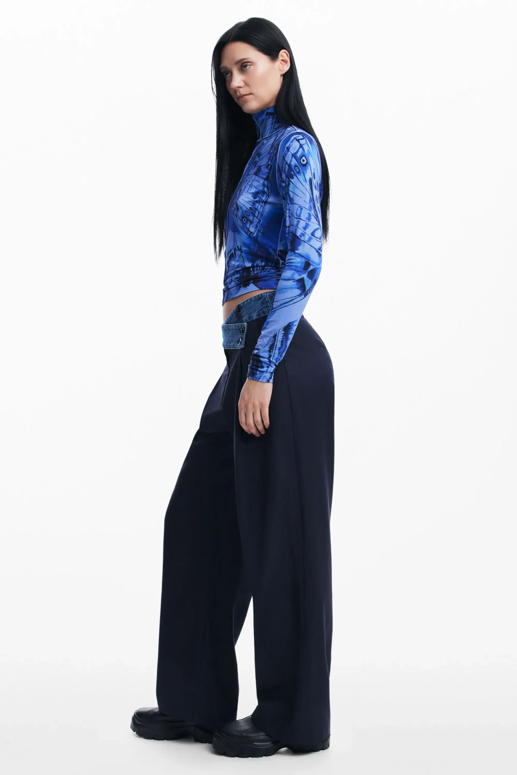 Camisas E Blusas|T-shirts<Desigual Camiseta borboleta
