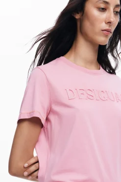 Camisas E Blusas|T-shirts<Desigual Camiseta brilhante