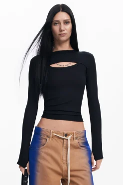 T-shirts<Desigual Camiseta com decote cutout Maitrepierre