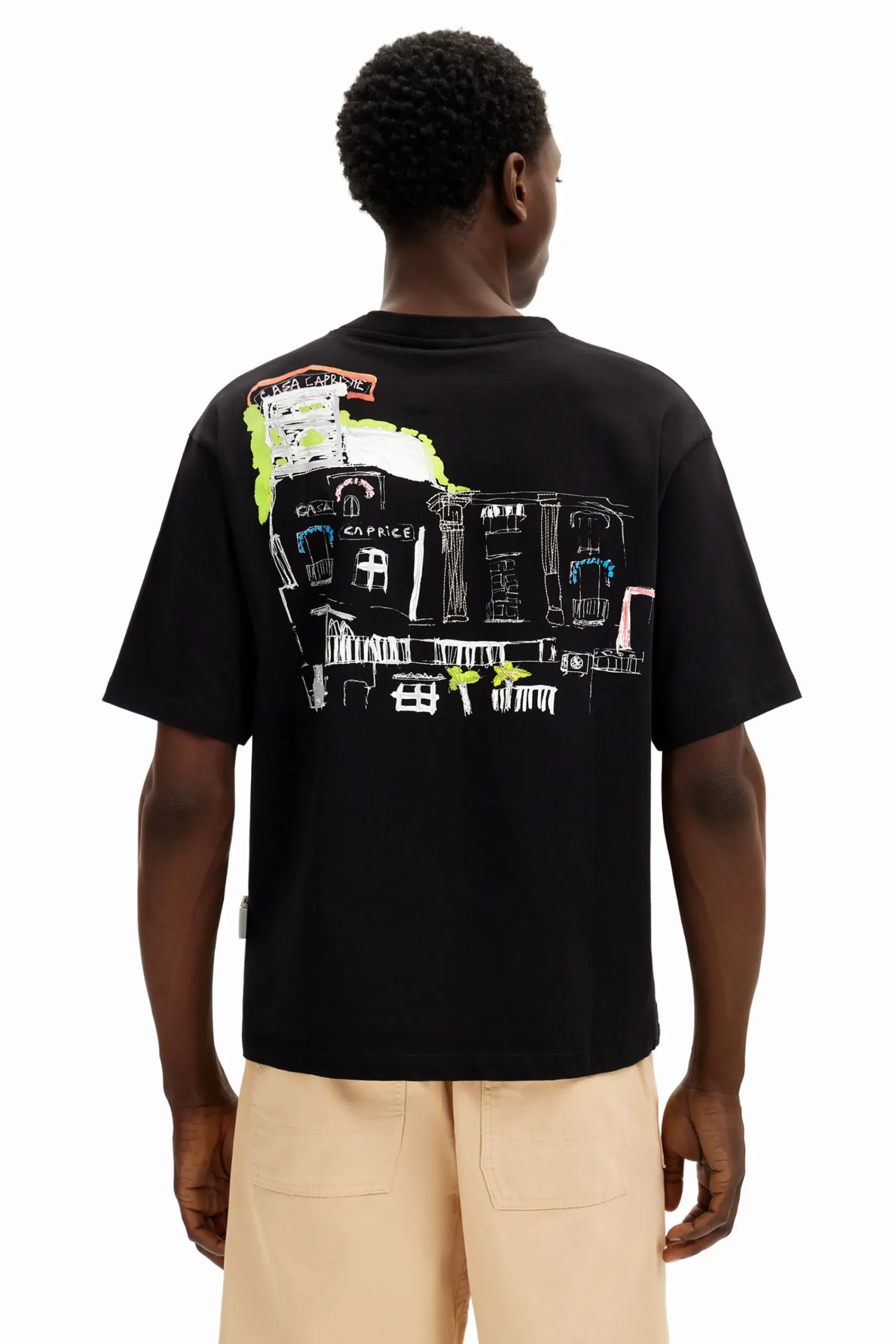 T-shirts<Desigual Camiseta com ilustrações