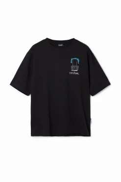T-shirts<Desigual Camiseta com ilustrações