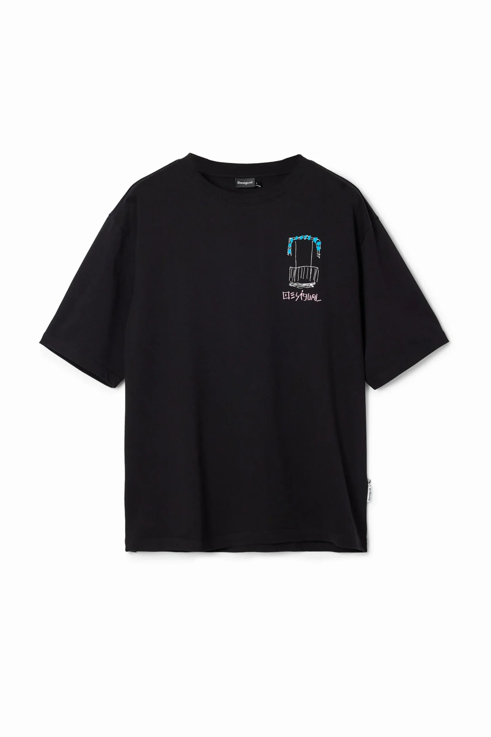 T-shirts<Desigual Camiseta com ilustrações