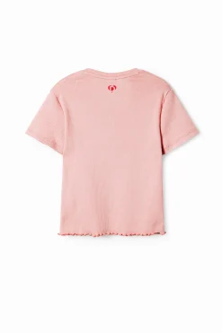 T-shirts E Camisas<Desigual Camiseta com ilustrações de corações
