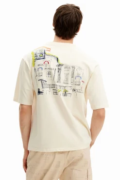 T-shirts<Desigual Camiseta com ilustração
