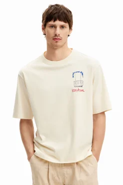 T-shirts<Desigual Camiseta com ilustração