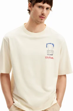 T-shirts<Desigual Camiseta com ilustração