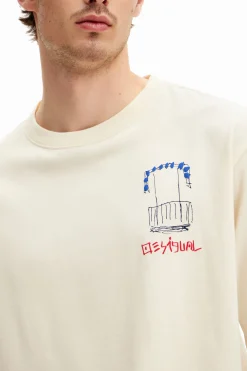 T-shirts<Desigual Camiseta com ilustração