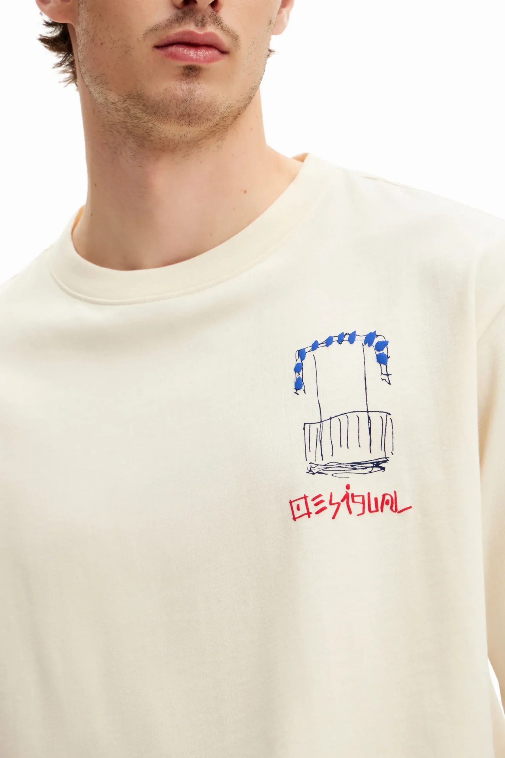 T-shirts<Desigual Camiseta com ilustração