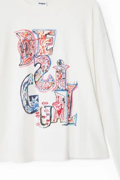 T-shirts E Camisas<Desigual Camiseta com logotipo