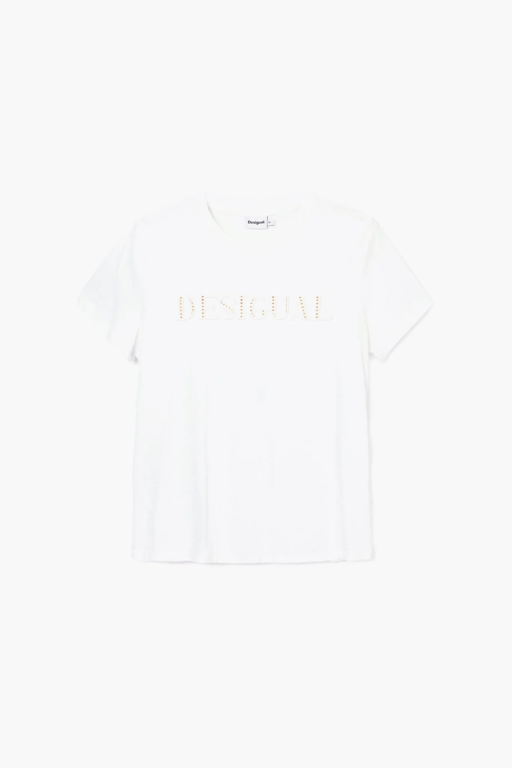 Camisas E Blusas|T-shirts<Desigual Camiseta com logotipo