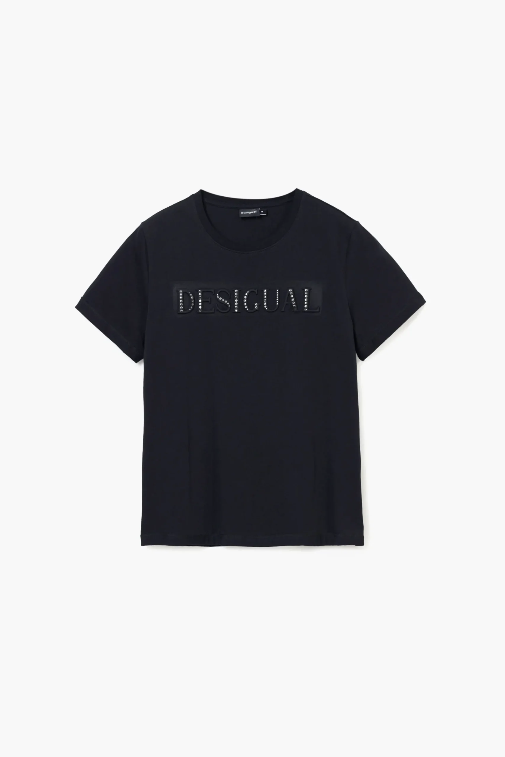 Camisas E Blusas|T-shirts<Desigual Camiseta com logotipo
