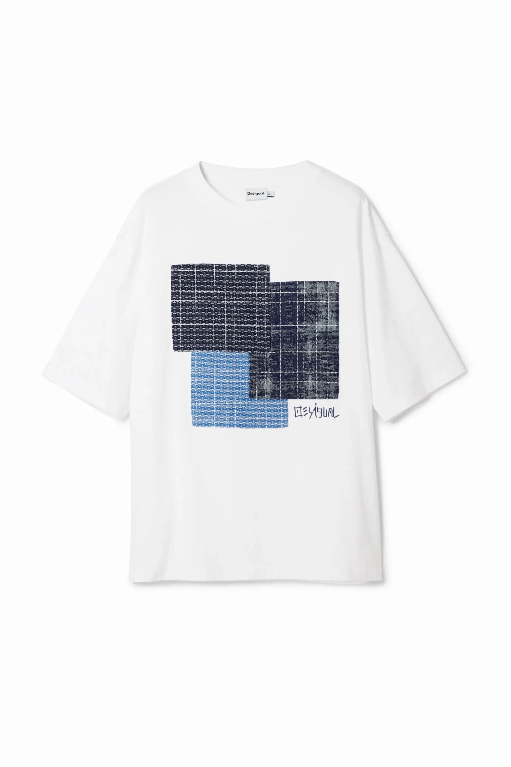 T-shirts<Desigual Camiseta com patch central