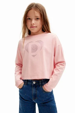 T-shirts E Camisas<Desigual Camiseta coração