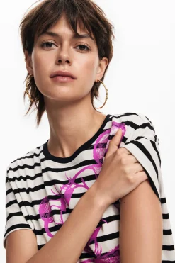 Camisas E Blusas|T-shirts<Desigual Camiseta da Minnie Mouse