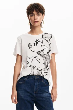 Camisas E Blusas|T-shirts<Desigual Camiseta da Minnie Mouse