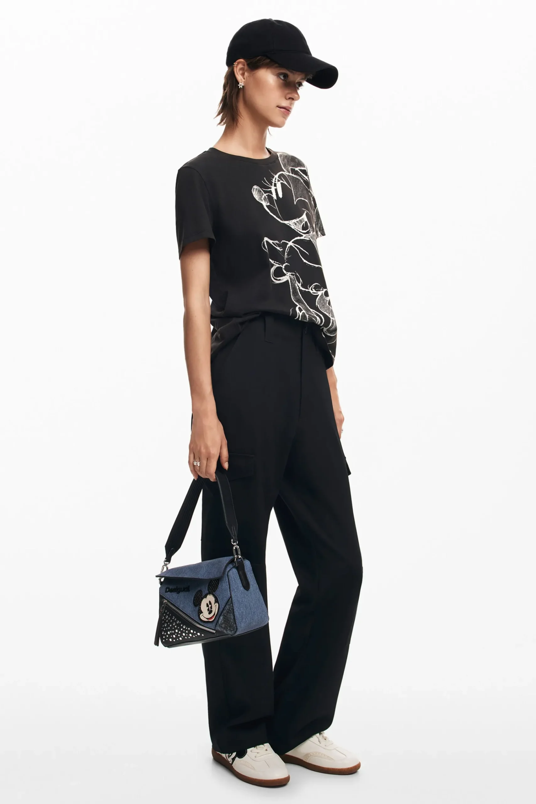 Camisas E Blusas|T-shirts<Desigual Camiseta da Minnie Mouse