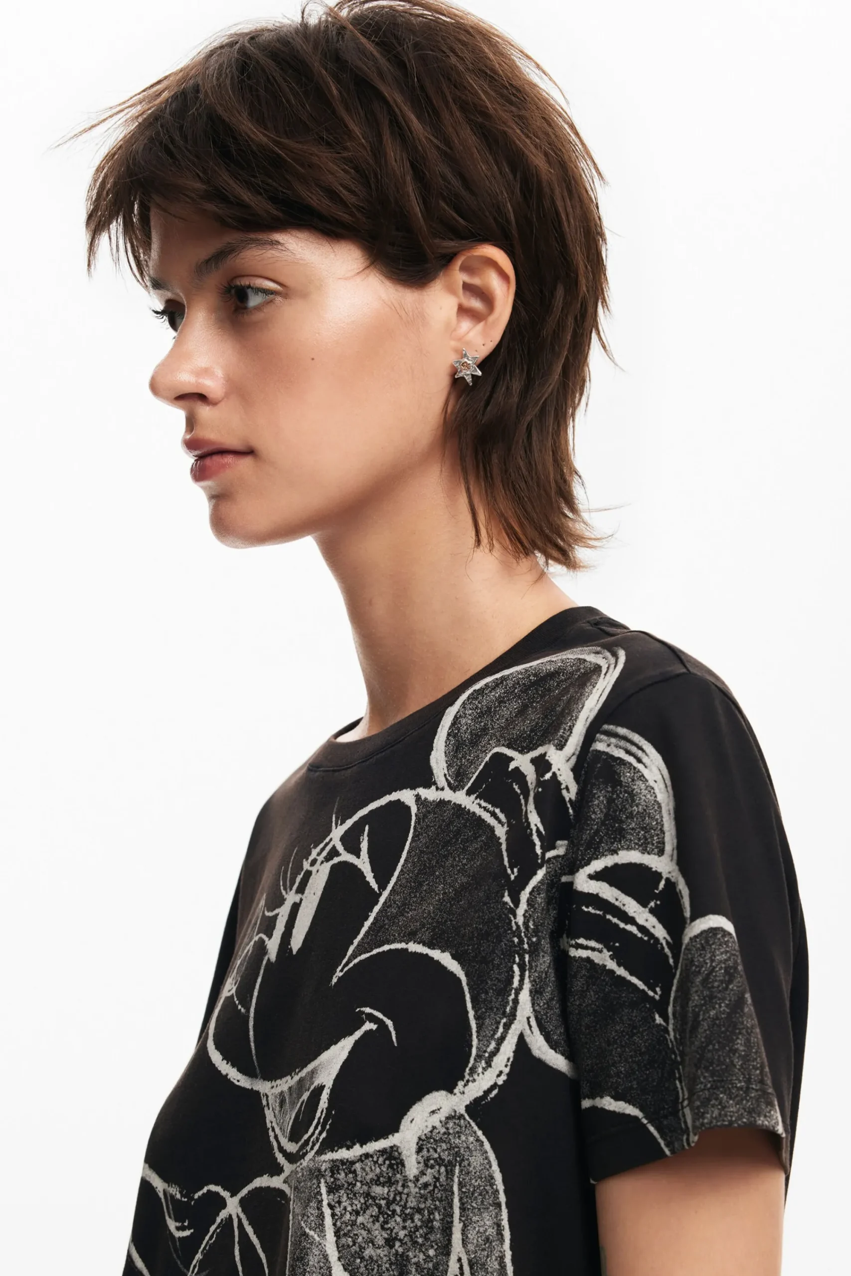 Camisas E Blusas|T-shirts<Desigual Camiseta da Minnie Mouse