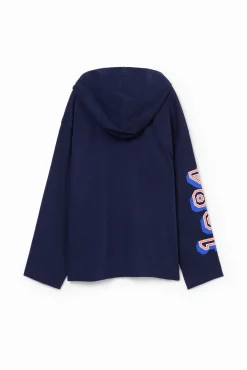 T-shirts E Camisas<Desigual Camiseta de basquete com capuz