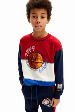 T-shirts E Camisas<Desigual Camiseta de basquete tricolor