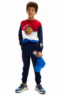 T-shirts E Camisas<Desigual Camiseta de basquete tricolor