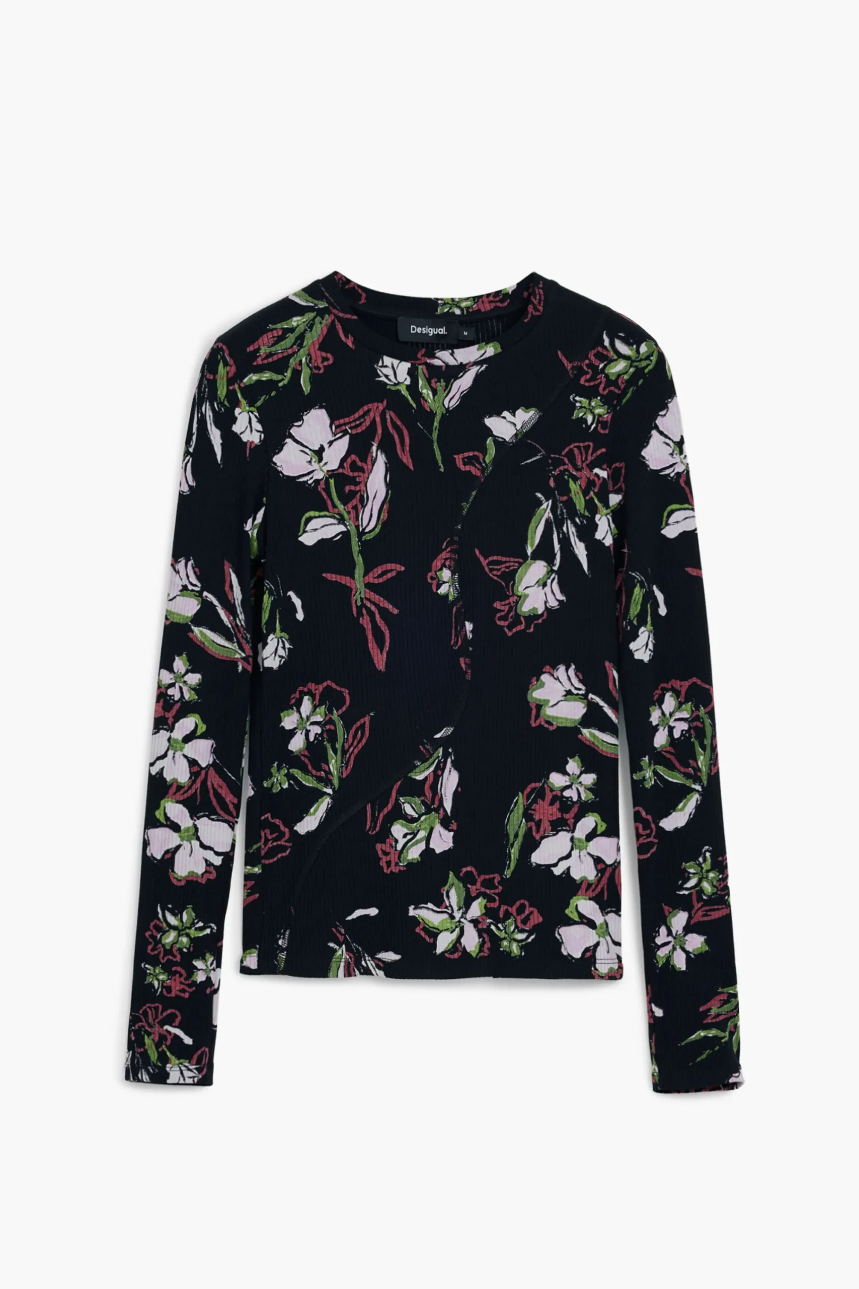 Camisas E Blusas|T-shirts<Desigual Camiseta de flores