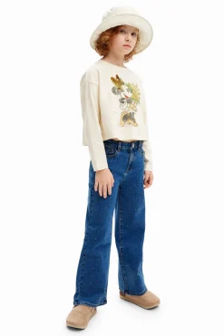 T-shirts E Camisas<Desigual Camiseta de flores da Minnie Mouse