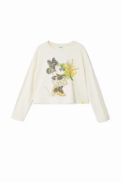 T-shirts E Camisas<Desigual Camiseta de flores da Minnie Mouse