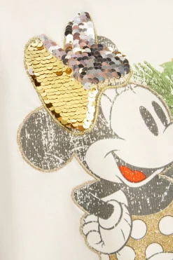 T-shirts E Camisas<Desigual Camiseta de flores da Minnie Mouse