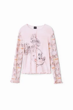 T-shirts E Camisas<Desigual Camiseta de jornal do Mickey Mouse