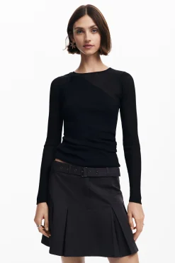 Roupa De Malha|Camisas E Blusas<Desigual Camiseta de malha