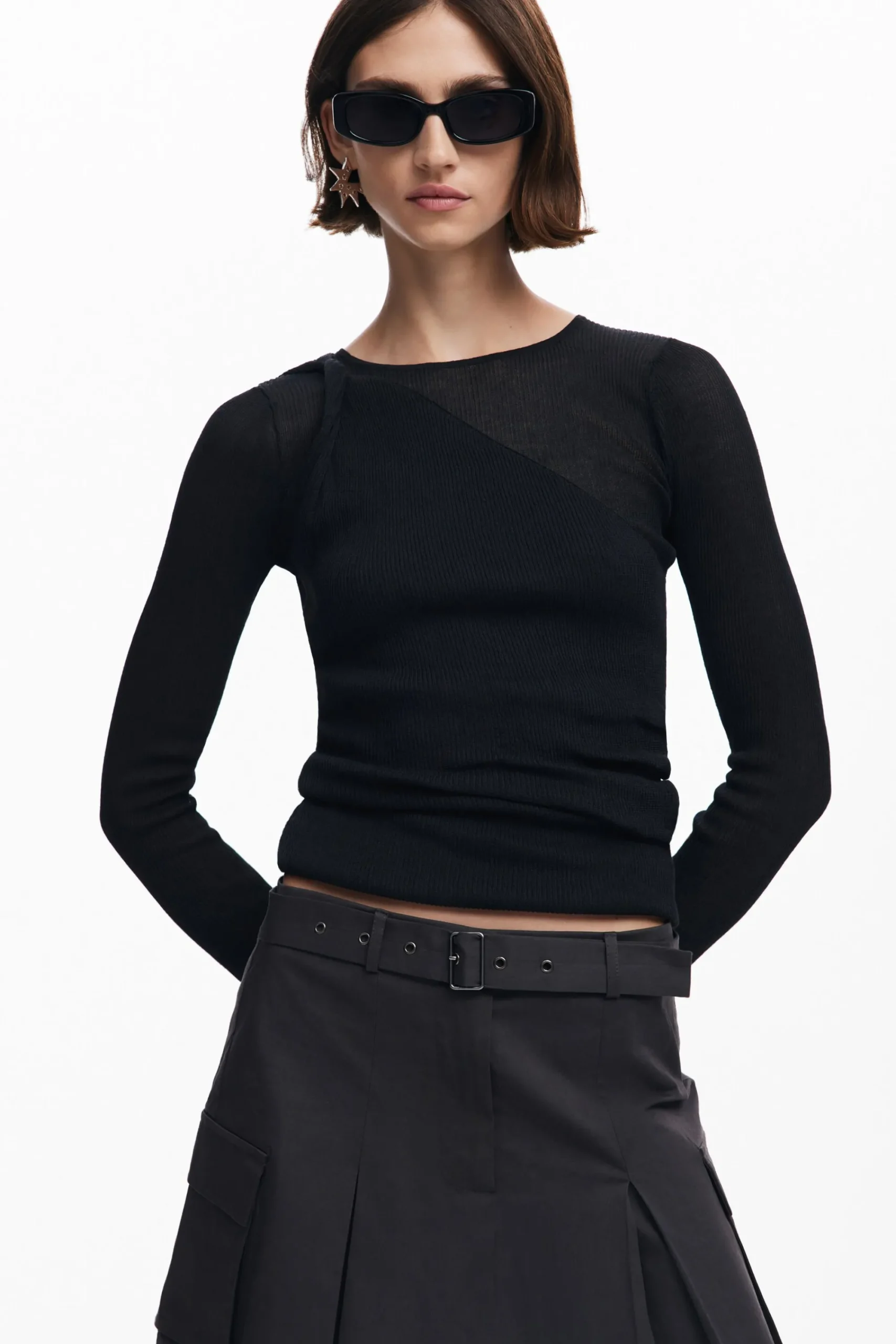 Roupa De Malha|Camisas E Blusas<Desigual Camiseta de malha